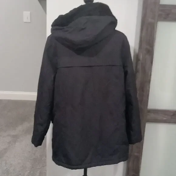 Banana Republic  winter coat w faux shearling lining. zip & button closure XL - Picture 6 of 7